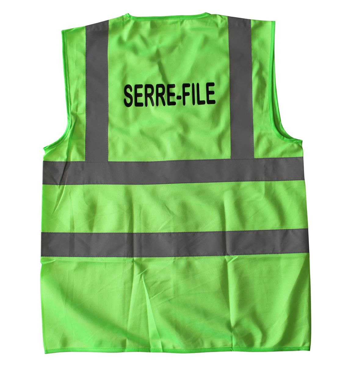 Gilet de sécurité - vert - marquage au dos serre-file
